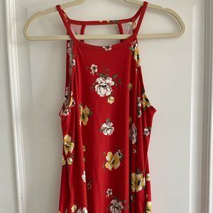 Nine Britton Peggie Back Detail Knit Dress, Medium, Floral